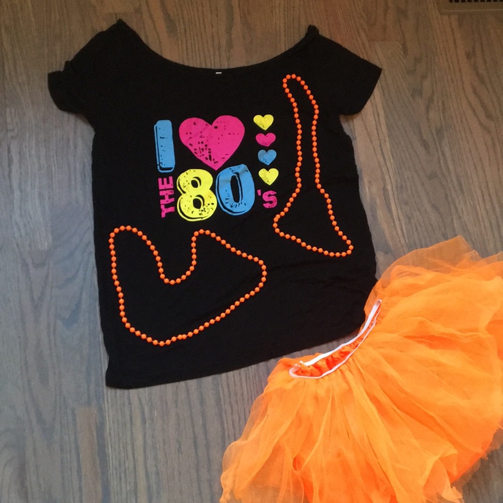 80s theme costume.